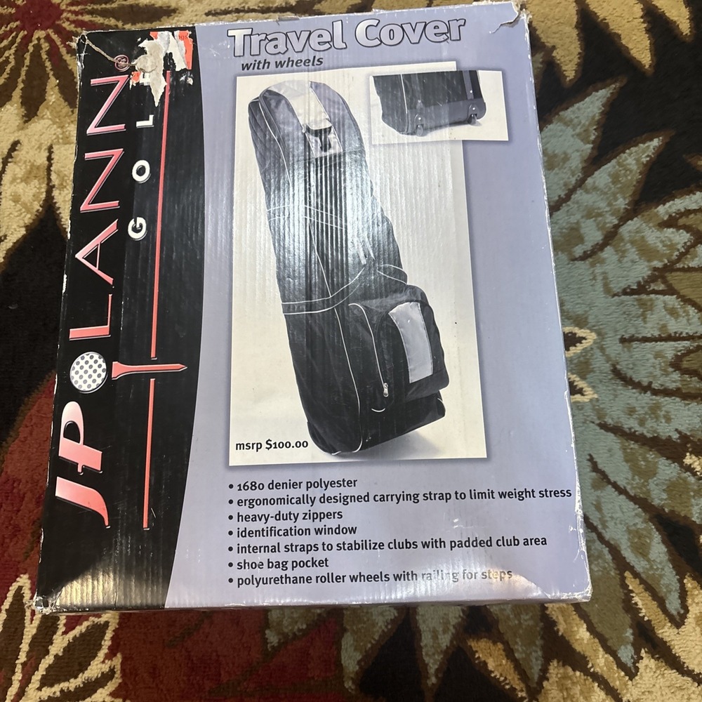 PGA Tour Travel Cover with Wheels - Black
